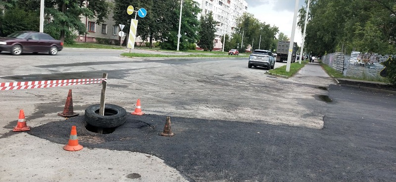 Главный дорожный бракодел Брянска отремонтировал улицу Комсомольскую. До первого дождя