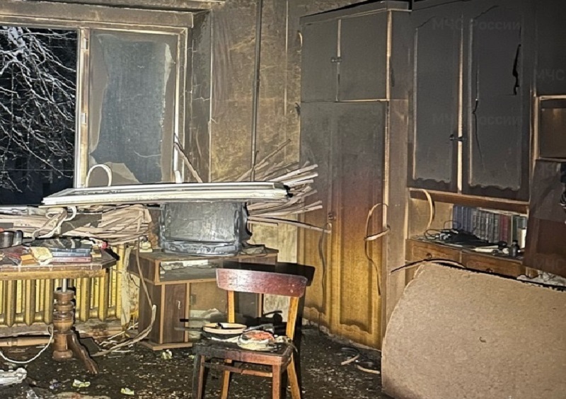 Сигарета сожгла жизнь: в ночном пожаре в Сельцо погиб одинокий мужчина