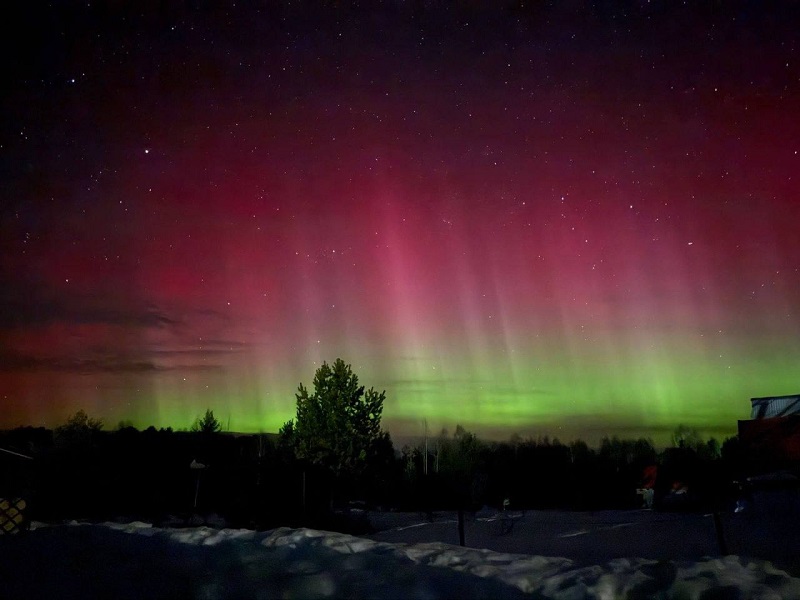 Прогноз геомагнитной обстановки на 21 марта: северное сияние в центральных регионах России будет снова