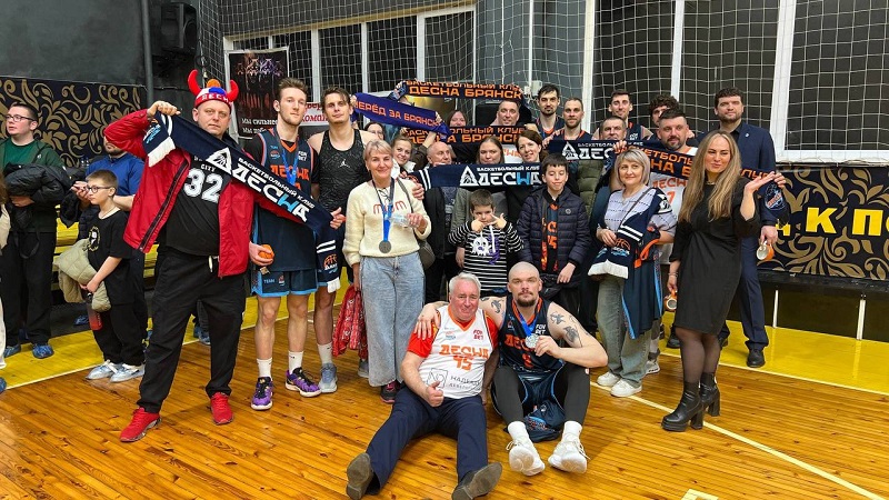 Брянская баскетбольная «Десна» осталась второй в высшей лиге