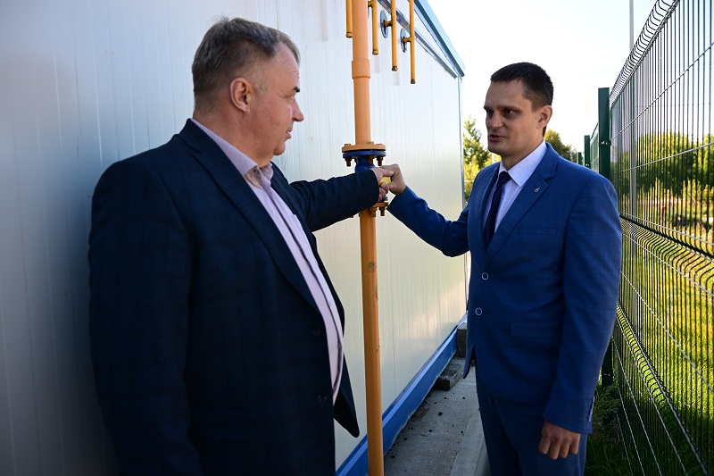 Брянские газовики подключили котельную нового ФОКа в селе Журиничи